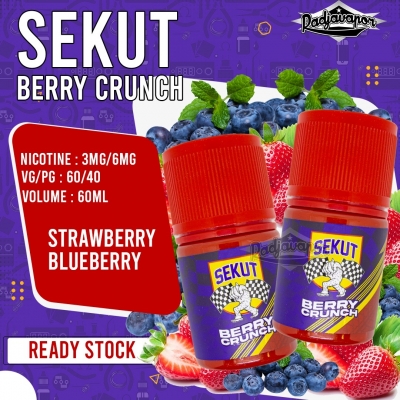 SEKUT Berry Crunch Freebase 60ML (Ready Stock)