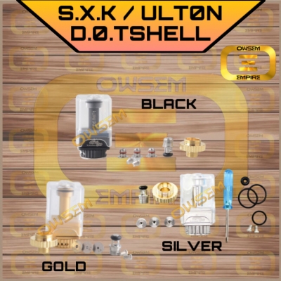 DotShell Silver, DotShell Gold, DotShell Black, Dotshell 510 Adapter Ready Stock!