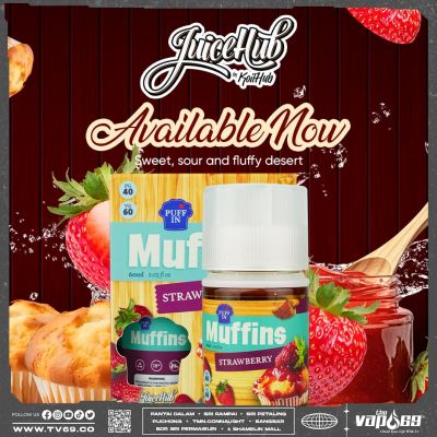 JuiceHub Muffins Strawberry 60ml