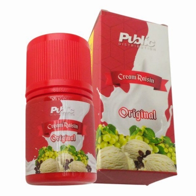 PUBLIC Distribution Cream Raisin Freebase 60ml Ready Stock!