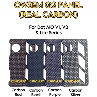 OWSEM G2 Panel (REAL CARBON) For Dot A I O V1, V2 & Lite Series (Ready Stock)